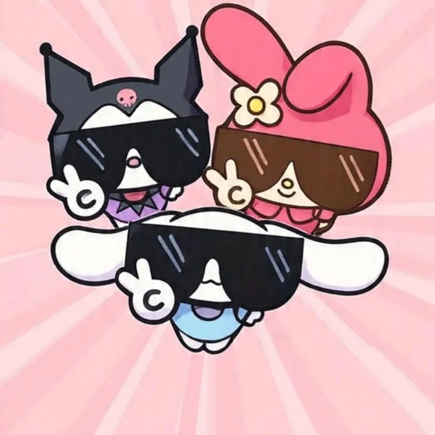 Sanrio PFP #17 (cinnamoroll, kuromi, my melody)