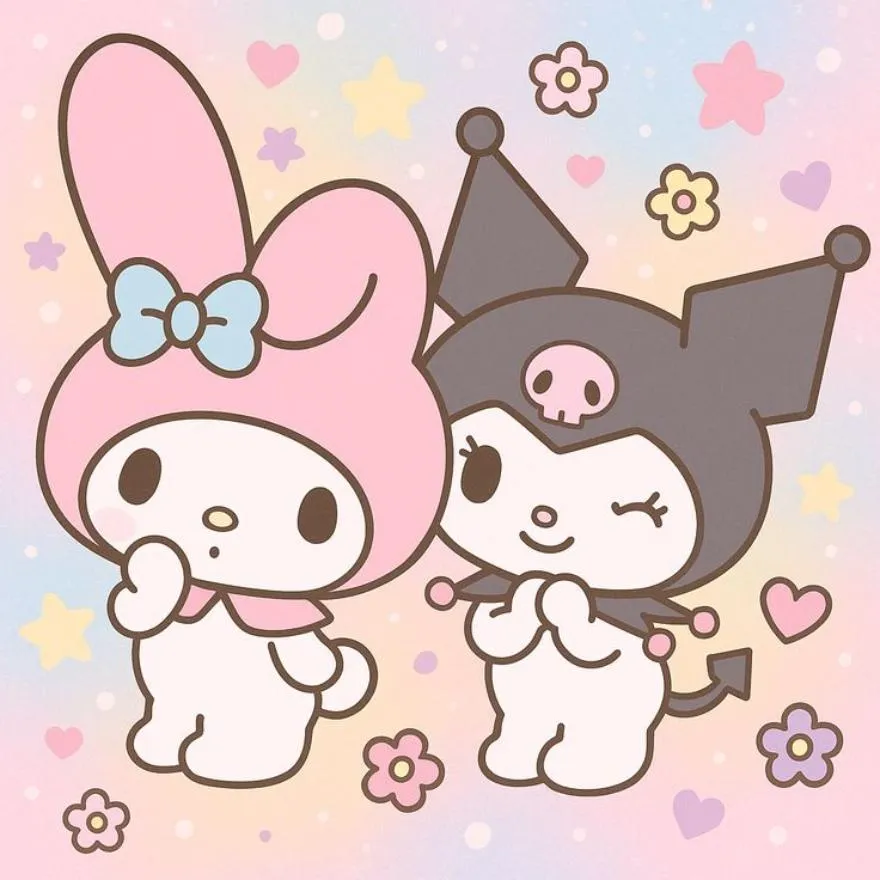 Sanrio PFP #18 (kuromi, my melody)
