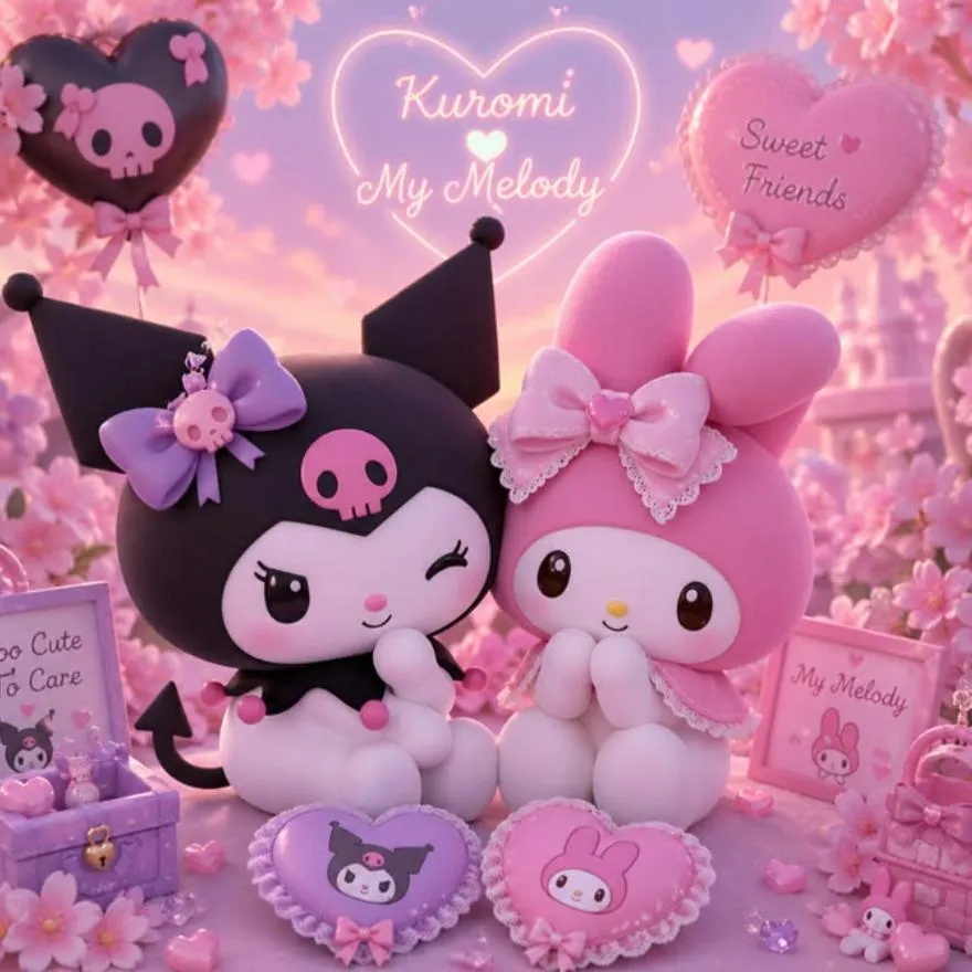 Sanrio PFP #5 (kuromi, my melody)
