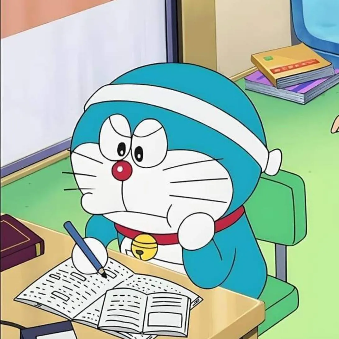 School PFP #28 (cartoon, studying)