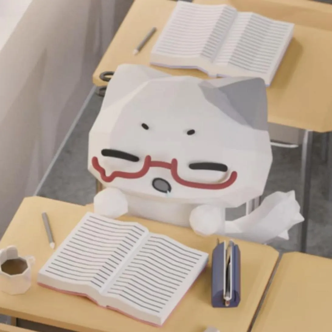 School PFP #32 (funny, studying)