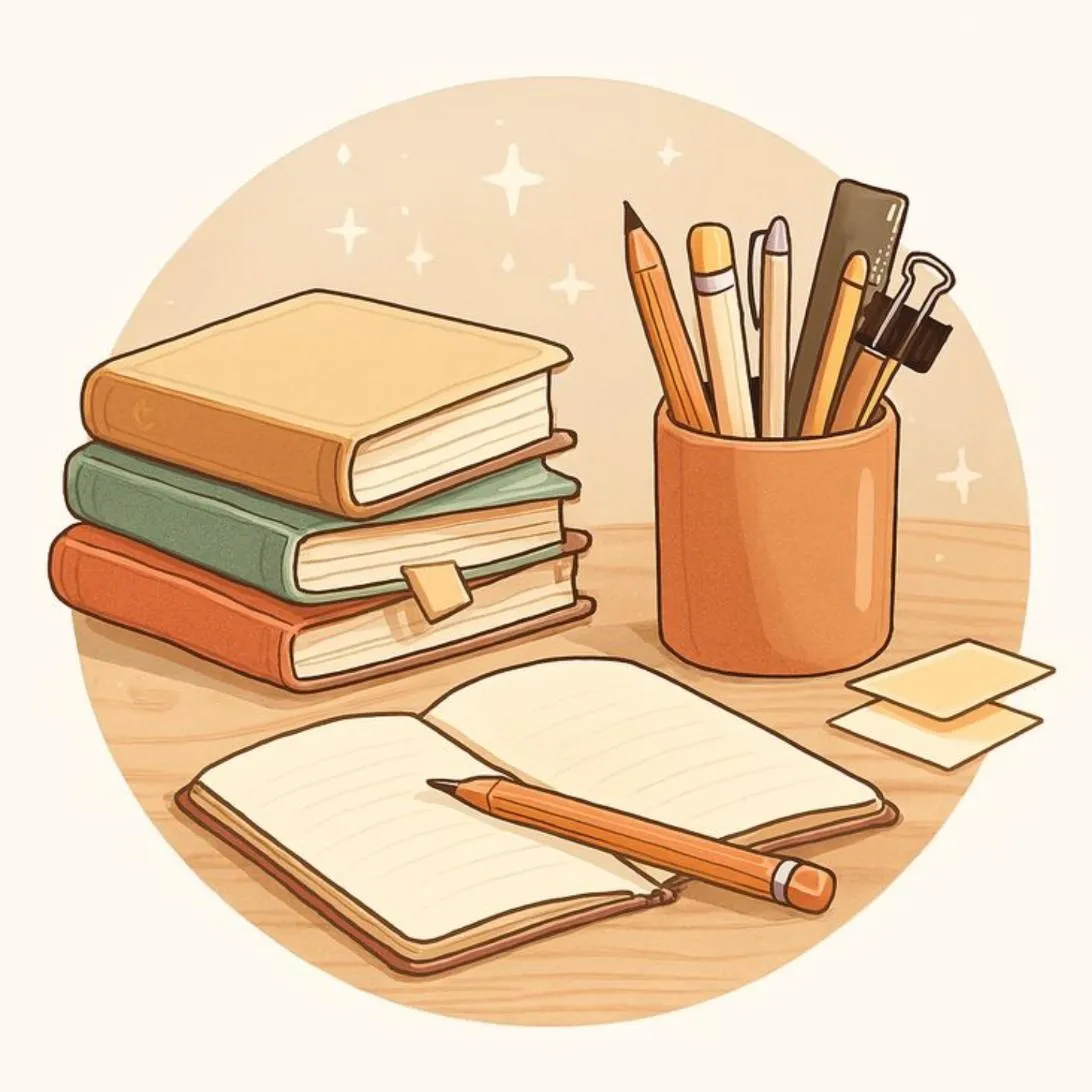 School PFP #33 (aesthetic, books)