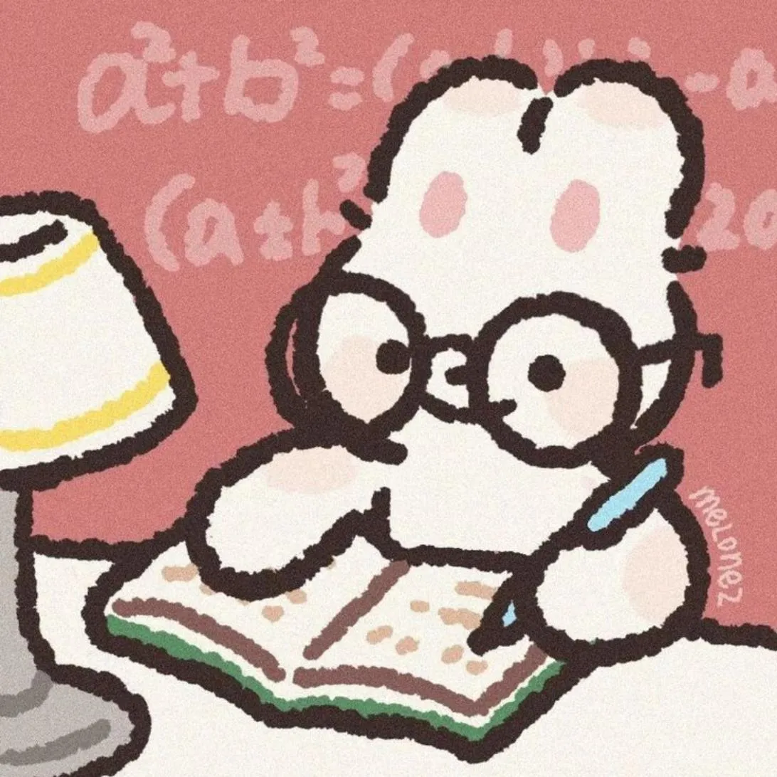 School PFP #39 (cute, studying)