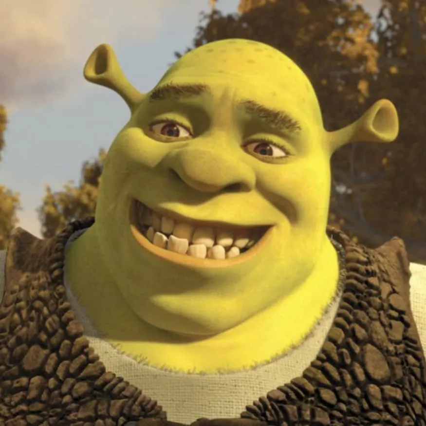 Shrek PFP #1 (funny, smiling)