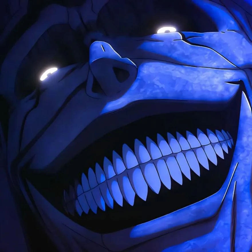 Solo Leveling PFP #15 (blue, scary, statue)