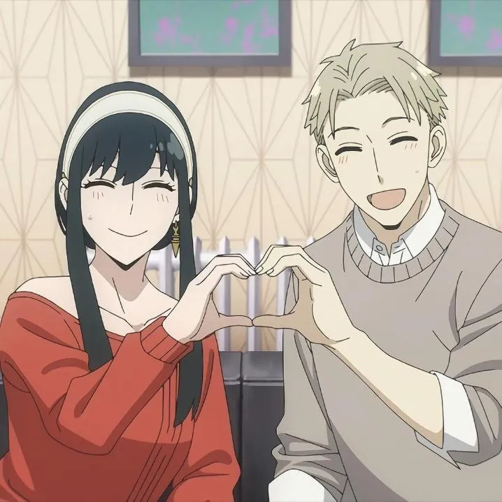 Spy X Family PFP #11 (couple, heart, loid, yor)