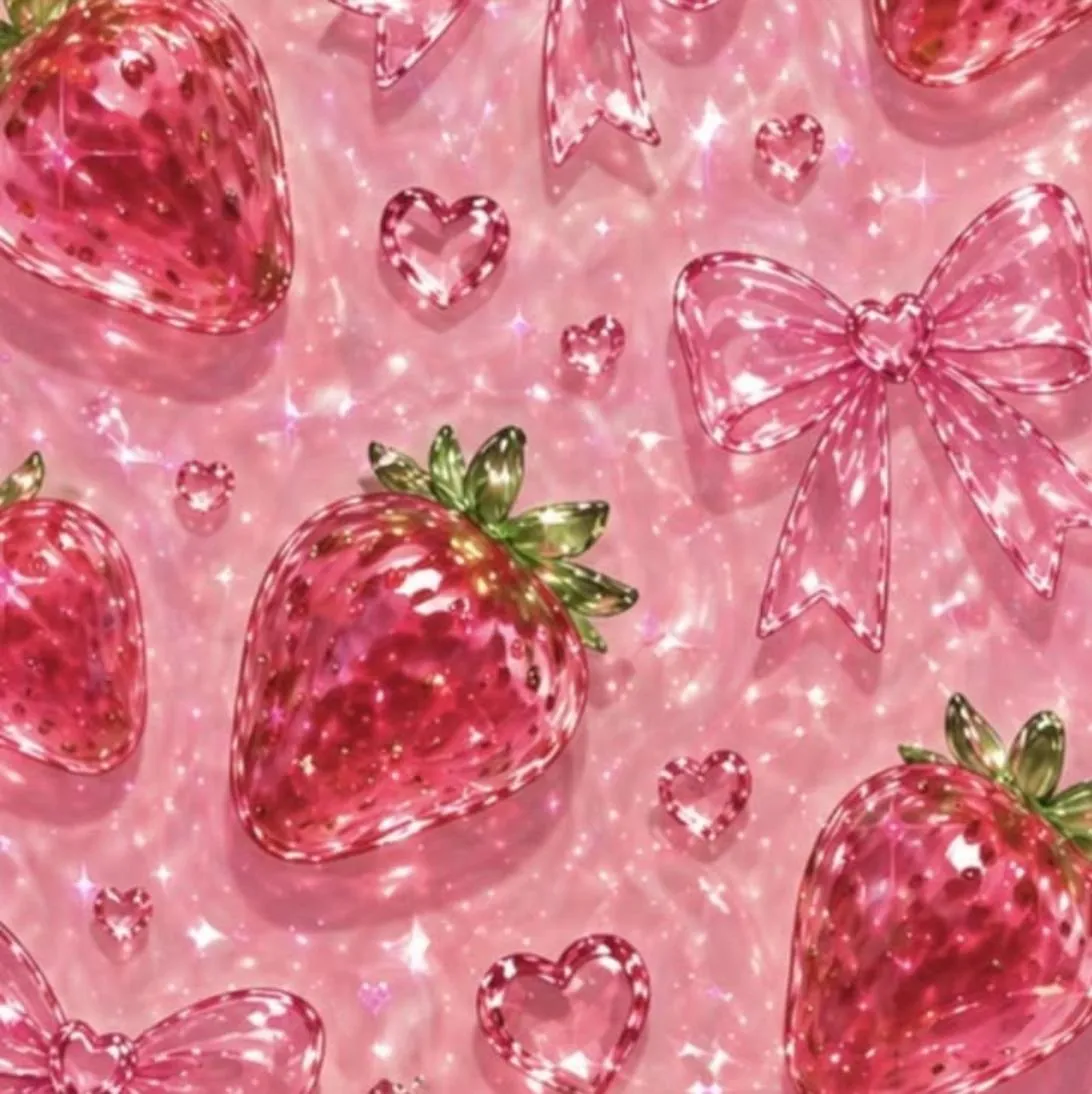 Strawberry PFP #14 (aesthetic, pink)