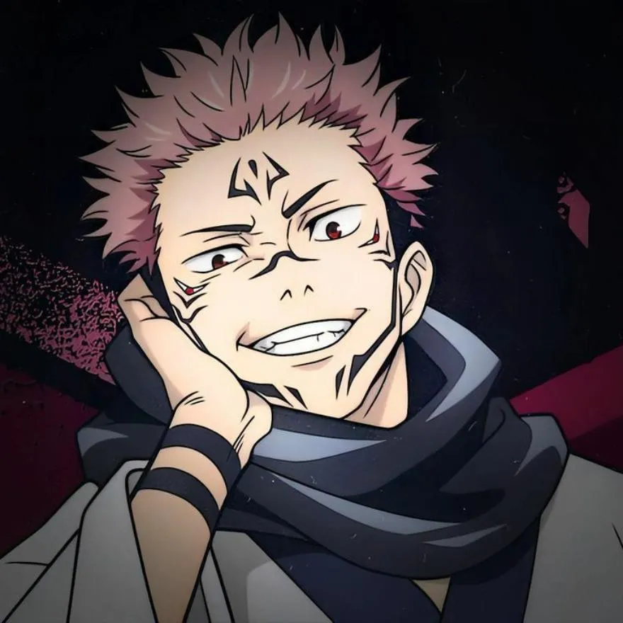 Sukuna PFP #20 (funny, red)