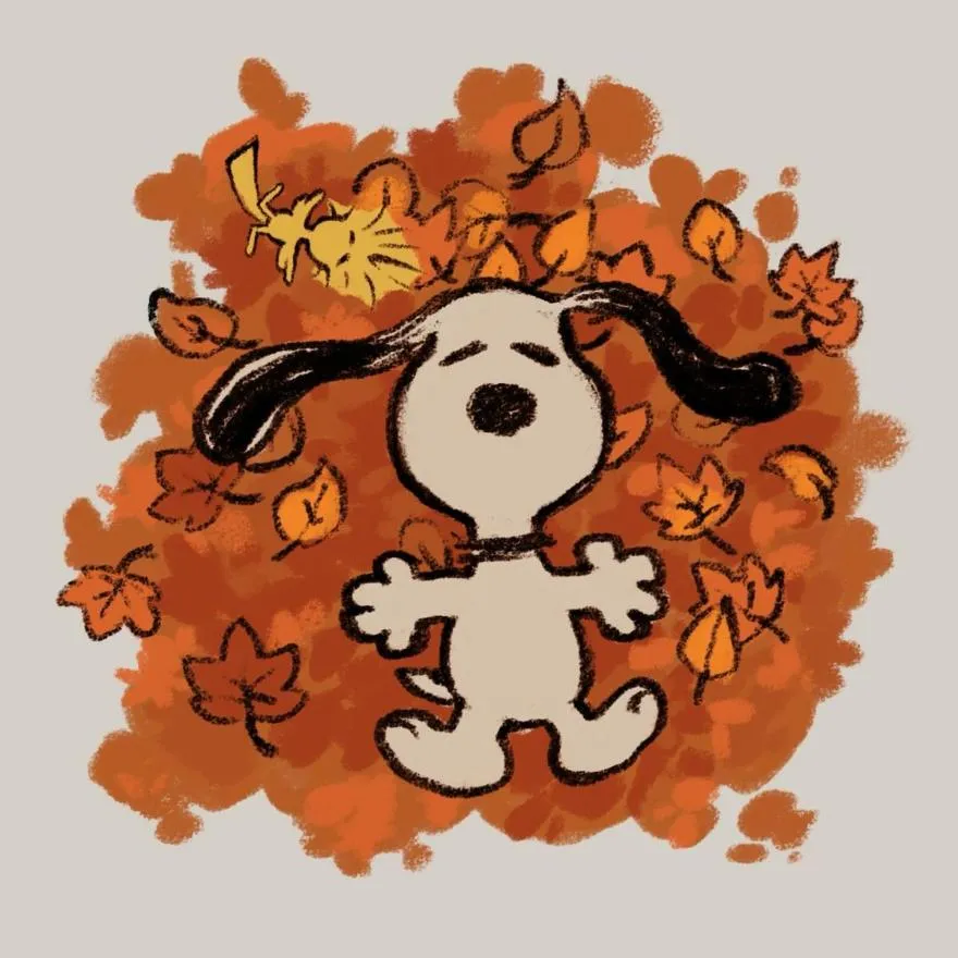 Thanksgiving PFP #5 (aesthetic, snoopy)