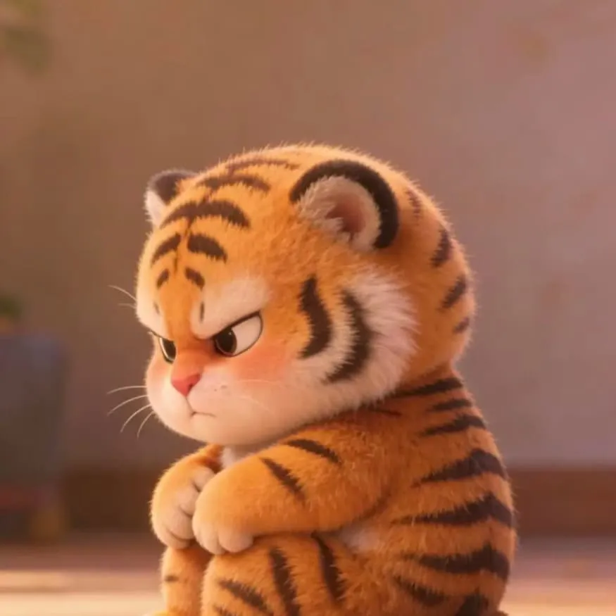 Tiger PFP #11 (cartoon, cute)