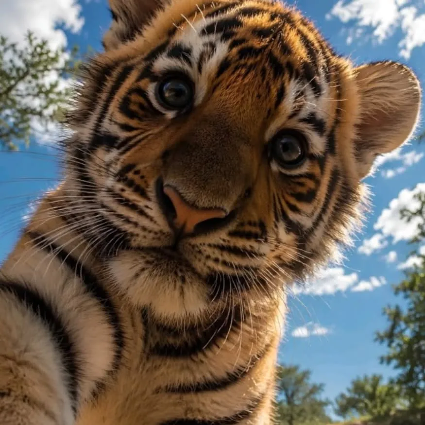 Tiger PFP #3 (cute, real)