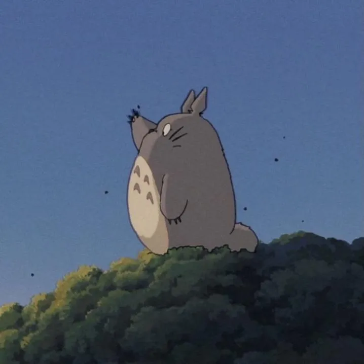 Totoro PFP #17 (aesthetic, blue)