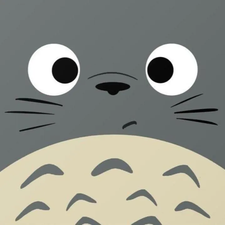 Totoro PFP #8 (cute, grey)