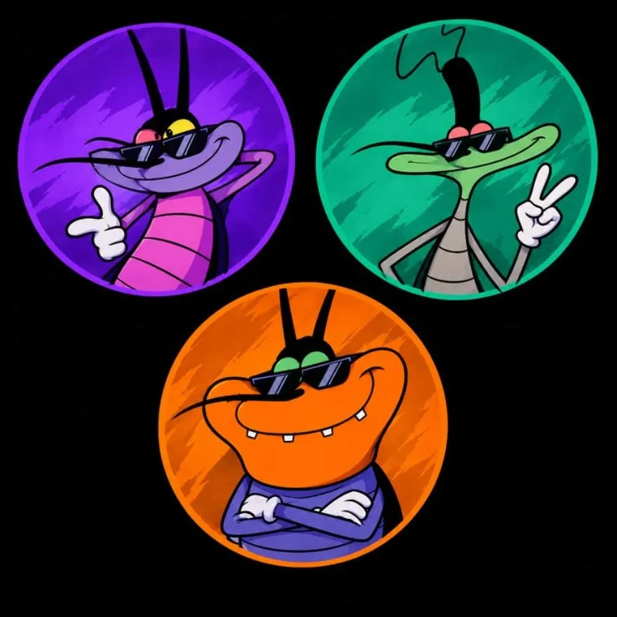 Trio PFP #1 (cartoon, funny)