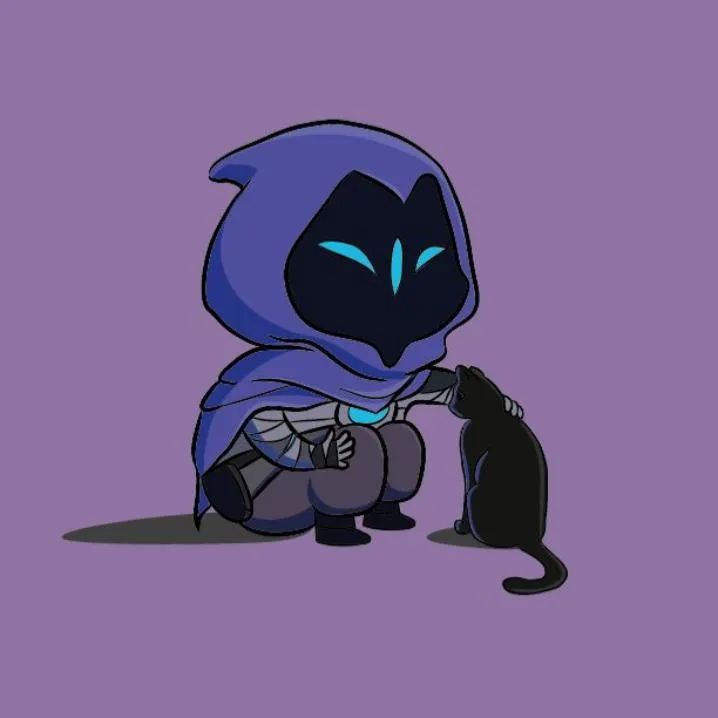 Valorant PFP #10 (cat, cute, omen, purple)
