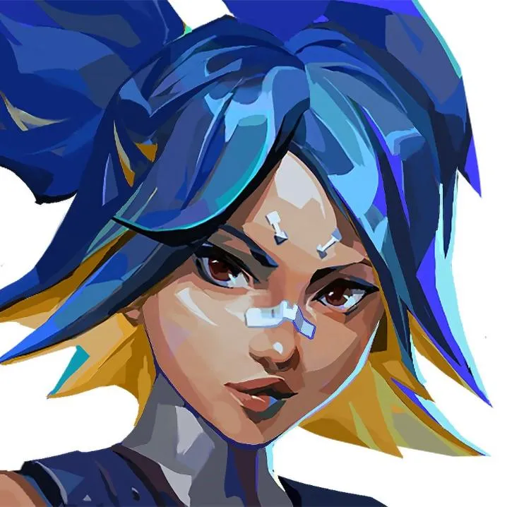 Valorant PFP #20 (blue, neon)