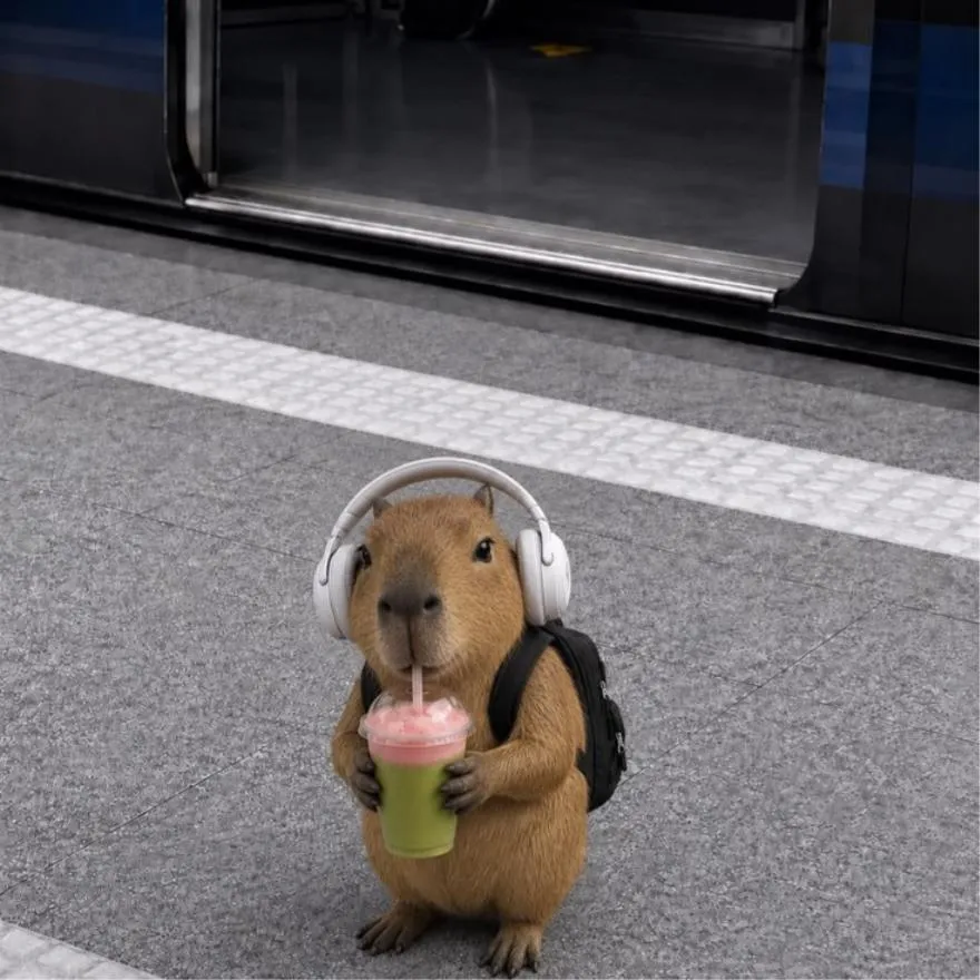 Weird PFP #18 (animal, capybara, funny)
