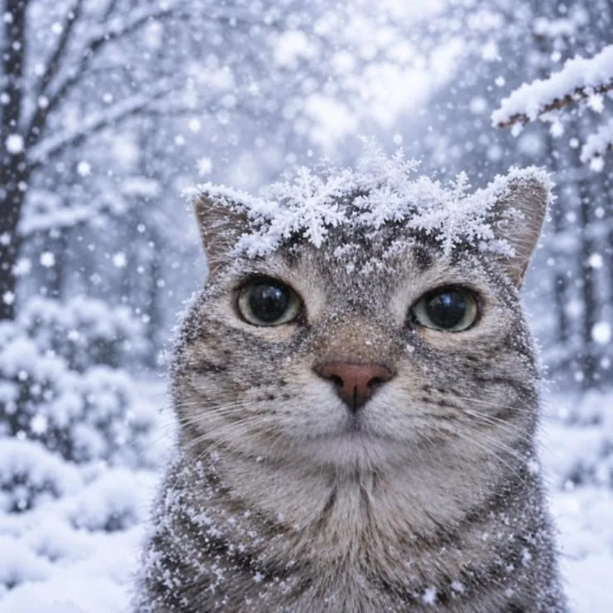 Winter PFP #2 (cat)