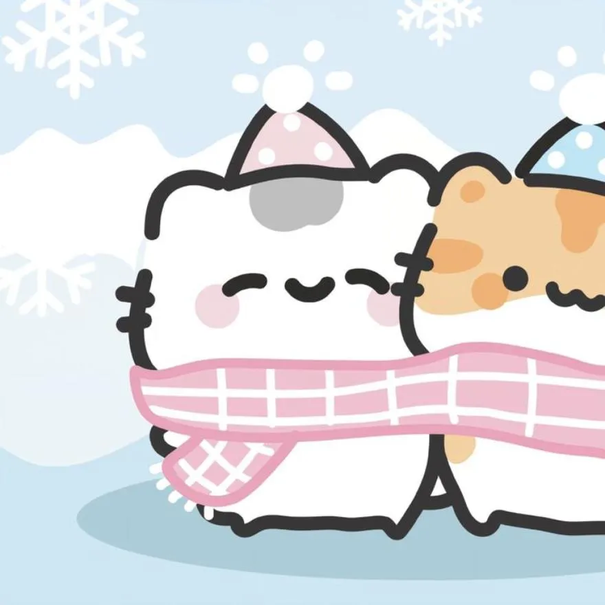 Winter PFP #24 (cat, cute, matching)