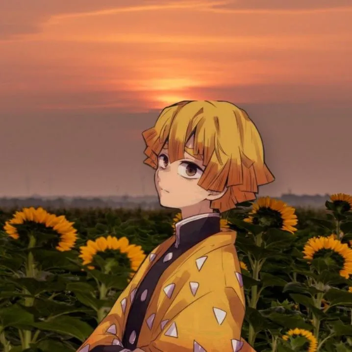 Zenitsu PFP #4 (flower)