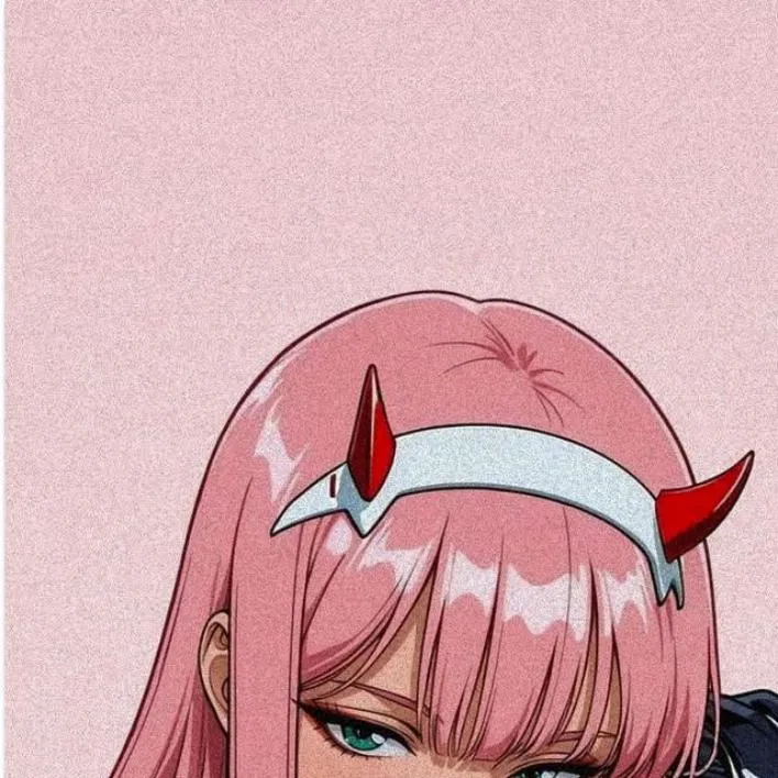 Zero Two PFP #15 (funny, pink)