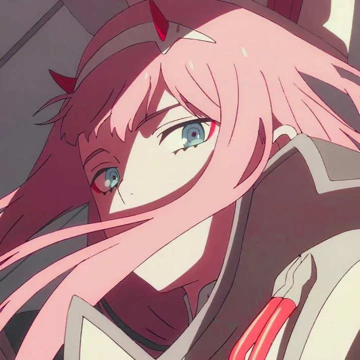 Zero Two PFP #2 (pink)