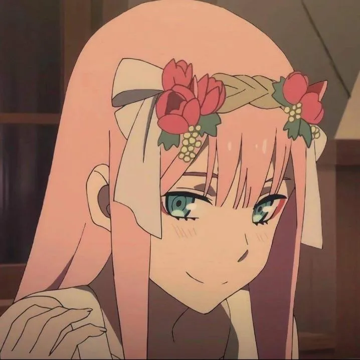 Zero Two PFP #5 (cute, flower)